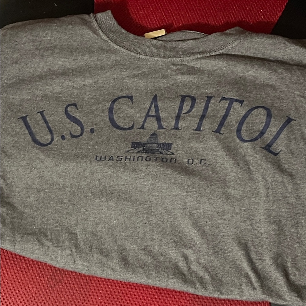 Gray U.S. Capitol T-Shirt